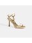 Aurelius Gold Kadın Toka Detaylı Slingback Topuklu Abiye Ayakkabı 5