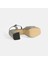 Elysian Platin Kadın Toka Detaylı Slingback Topuklu Abiye Ayakkabı 4