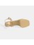 Aurelius Gold Kadın Toka Detaylı Slingback Topuklu Abiye Ayakkabı 4