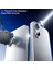 Caseworld Apple iPhone 16 Alüminyum Alaşım Temperli Cam Kamera Lens Koruyucu - Mavi 3