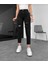Premium Yırtık Siyah Mom Jeans 1
