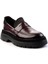 Siyah Leather Erkek Loafer Ayakkabı E01011027114 3