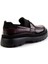 Siyah Leather Erkek Loafer Ayakkabı E01011027114 4