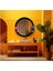 - Dekorarif Desenli Yuvarlak Banyo-Salon Duvar Aynası 17 1