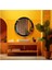 - Dekorarif Desenli Yuvarlak Banyo-Salon Duvar Aynası 25 1