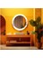 - Dekorarif Desenli Yuvarlak Banyo-Salon Duvar Aynası 64 1
