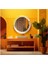 - Dekorarif Desenli Yuvarlak Banyo-Salon Duvar Aynası 71 1