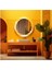 - Dekorarif Desenli Yuvarlak Banyo-Salon Duvar Aynası 74 1