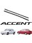 Kapı Bandı Ön Sağ + Sol Takım Hyundaı Accent Yumurta Kasa 1995-2000 2