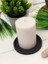 Minimalist ve Şık Beton Siyah Yuvarlak Tepsi – 26 cm 4