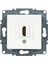 Eqona Radius Neoline HDMI Prizi, Beyaz (Mekanizma + Tuşkapak) 1