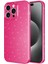 Apple iPhone 15 Pro Kılıf Parlak Simli ve Kamera Korumalı Spoty Silikon Kapak 1