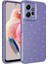 Redmi Note 12 4g Kılıf Parlak Simli ve Kamera Korumalı Spoty Silikon Kapak 1