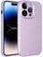 Apple iPhone 14 Pro Max Kılıf Parlak Simli ve Kamera Korumalı Spoty Silikon Kapak 1