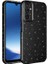 Galaxy A15 Kılıf Parlak Simli ve Kamera Korumalı Spoty Silikon Kapak 1
