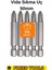 Matkap Ucu Uçları 50 mm Yıldız Düz Bits Vidalama Uç Seti Ph 5 Parça 1