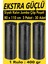 Ekstra Güçlü Siyah Kalın Jumbo Boy Çöp Poşeti 80x110 cm (1 Paket Ağırlığı 400 gr) 3 Paket : 30 Adet 1