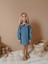 Yigit Butik Denim Kumaş Kız Çocuk Elbise 4