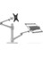 STD7090S 10"-27" Notebook Stand ve Amortisörsüz Vesa Monitör Tutucu Kol Gümüş 1