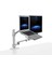 STD7090S 10"-27" Notebook Stand ve Amortisörsüz Vesa Monitör Tutucu Kol Gümüş 3