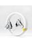 Menashop [4'ü 1 Arada] 60W Type C Hızlı Şarj Kablosu Çoklu Kalın Kopma Karşıtı Type C ve Lightning Girişli Cihazlar Ile Uyumludur iPhone 15 14 13 12 11 7, Galaxy S24 S23 S22 S21 A54 A34 ile Uyumludur 1