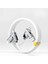Menashop [4'ü 1 Arada] 60W Type C Hızlı Şarj Kablosu Çoklu Kalın Kopma Karşıtı Type C ve Lightning Girişli Cihazlar Ile Uyumludur iPhone 15 14 13 12 11 7, Galaxy S24 S23 S22 S21 A54 A34 ile Uyumludur 2