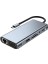 Type C Hub 11 In 1 USB C Docking Station 4K Hdmı,vga,type C PD,USB3.0,RJ45 Ethernet,sd/tf Aux Macbook Pc Uyumlu Adaptör Çoklayıcı Çevirici Dönüştürücü HUB114 3