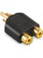 Menashop SLX-216 Audio Y- Adapter Rca Çevirici 1
