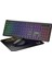 Menashop AC208 Rainbow 2.4ghz Kablosuz Şarjlı Türkçe Q Klavye/mouse ve Mousepad Seti 1