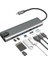 8in1 Type-C 4K HDMI Micro Sd Tf 2xusb3.0 2xtype-C Hub Çevirici (8in1 Type-C-4k Hdmı) 1
