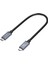 Menashop - USB 4 Hızlı Şarj, Data ve Görüntü Aktarım Kablosu - Thunderbolt 4/3 Uyumlu, USB 4, 40GBPS Veri Aktarım, 240W Şarj Gücü, 8k 60Hz, 8k 30Hz, 4K 144Hz, 4K 120Hz, 4K 60Hz, Hdr (0.8 Metre) 1