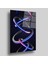 Neon Halkalar Cam Tablo 2