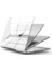 Menashop Macbook Pro 14'' Için M1/m1 Pro/max/m2/m3/m3 Pro/m3 Max/m4 Çip (A2992) (A2918) (A2779) (A2442) (A3112/A3185/A3401) Uyumlu Ultra Clear Koruyucu Kılıf (Super Şeffaf, 14 Inç Pro Serisi) 3