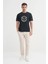 Siyah Erkek T-Shirt 4148 3