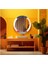 - Dekorarif Desenli Yuvarlak Banyo-Salon Duvar Aynası 93 1