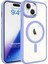Menashop Kılıf iPhone 15 Plus Için Magsafe Shadow Planet Lila [iphone 15 Plus ile Uyumlu Kılıf - Lila] 3