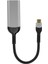 QG07 8k 60 Hz Görüntü Kalitesi Type-C To Display Port Dönüştürücü 15CM Gri 1