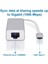 Type C Ethernet 1000MBPS - 1 Gigabit RJ45 Adaptör ve 3 USB Bağlantı Noktası 3.0 Data Hub MacBook Air/pro iMac Acer Hp ile Uyumlu - Gümüş 3