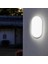 15W (120W) Oval Beyaz LED Nem Su Geçirmez Banyo Bahçe Balkon Modern Tavan Duvar Lambası 6500K Beyaz Işık IP65 Dış Mekan Kullanıma Uygun 2