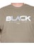 Erkek Büyük Beden Sıfır Yaka Tişört Black 25176 Hakı 2