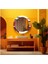 - Dekorarif Desenli Yuvarlak Banyo-Salon Duvar Aynası 96 1