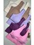 Kadın Sırt Detaylı Slim Fit U Yaka Pedli Spor Bra/ Spor Büstiyer 1