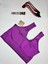 Kadın Sırt Detaylı Slim Fit U Yaka Pedli Spor Bra/ Spor Büstiyer 4
