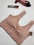 Kadın Sırt Detaylı Slim Fit U Yaka Pedli Spor Bra/ Spor Büstiyer 3