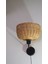Rattan Aplik 25 x 30 cm "stone" - El Yapımı Doğal Aydınlatma 5