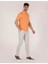 Erkek Slim Fit Chino Pantolon-Gri 2