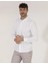 Erkek Slim Fit Uzun Kollu Gömlek-Aqua 1