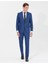 Erkek Slim Fit Takım Elbise-Indigo 2