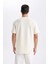 %100 Pamuk Regular Fit Bisiklet Yaka Kısa Kollu Pike Tişört D4796AX24AU 5