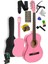 CG-34PK-PAK Kaliteli 34 Inç 1/2 Juniur Çocuk Gitarı Seti 4-8 Yaş Arası (Tuner Çanta Capo Askı Nota Sticker Pena Metod) 1